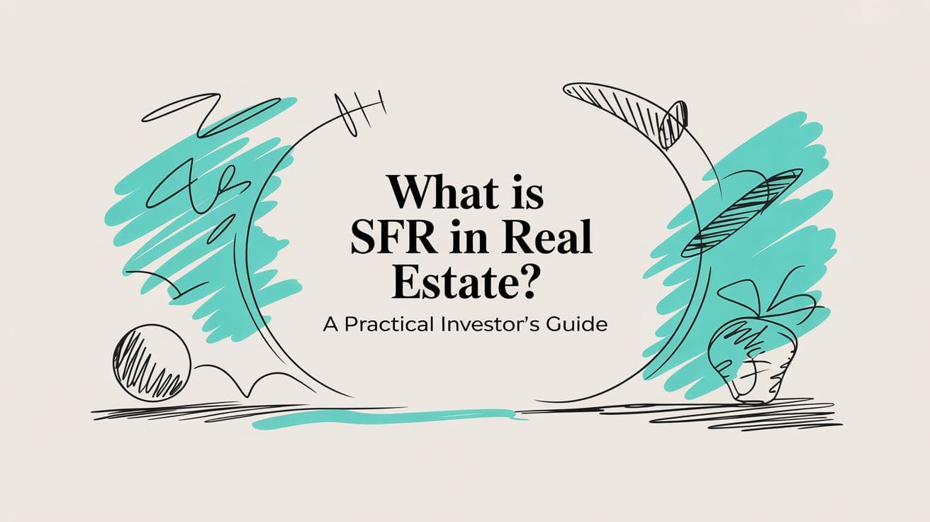 Featured image for What Is SFR in Real Estate? A Practical Investor's Guide
