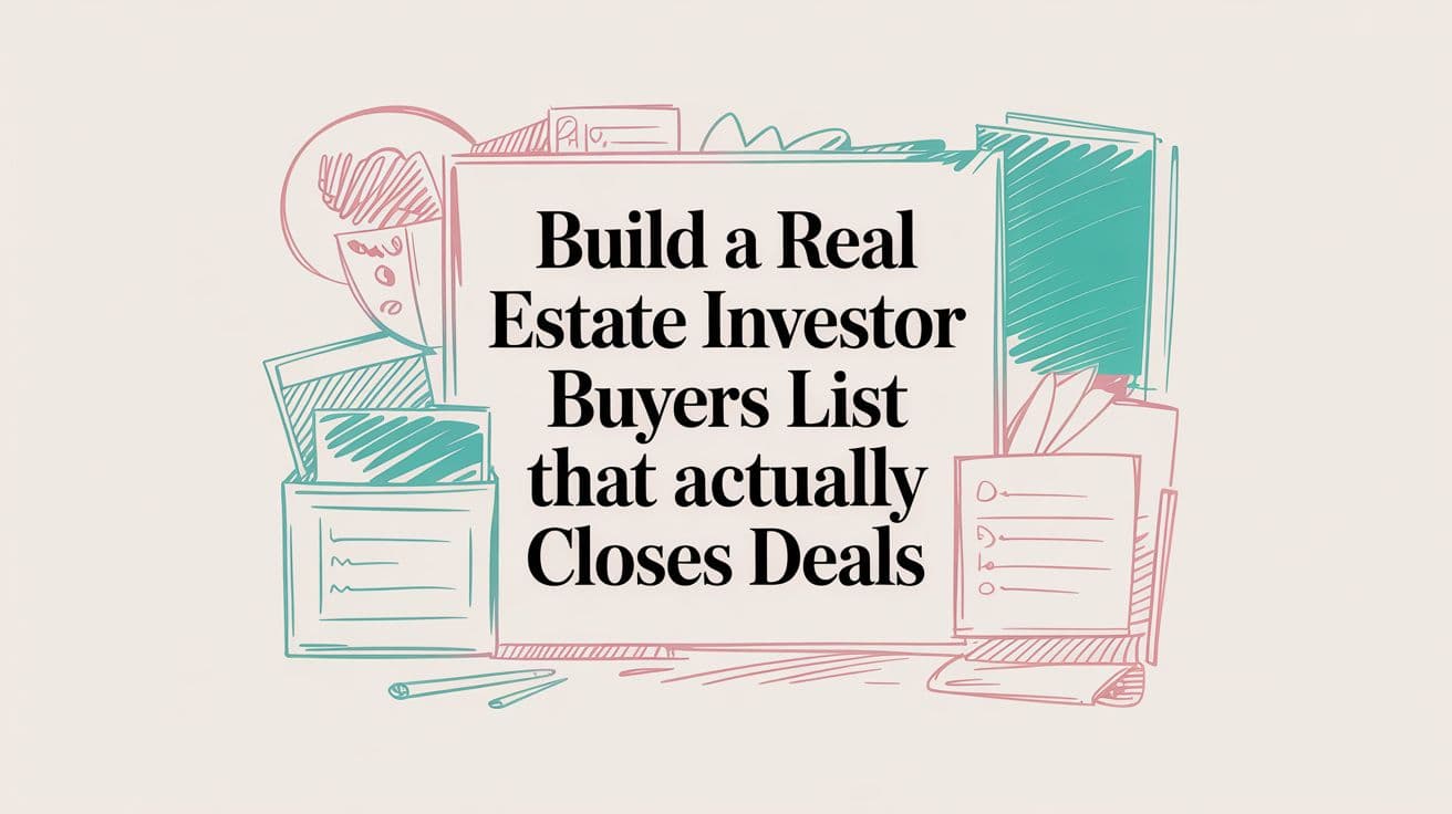 Featured image for How to Build a Real Estate Investor Buyers List That Actually Closes Deals