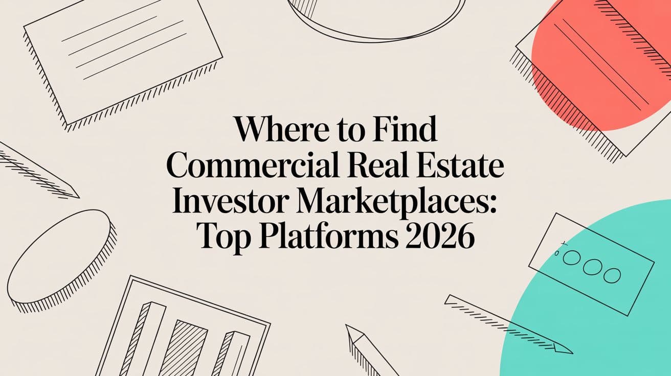 Featured image for Where to find commercial real estate investor marketplaces: Top Platforms 2026