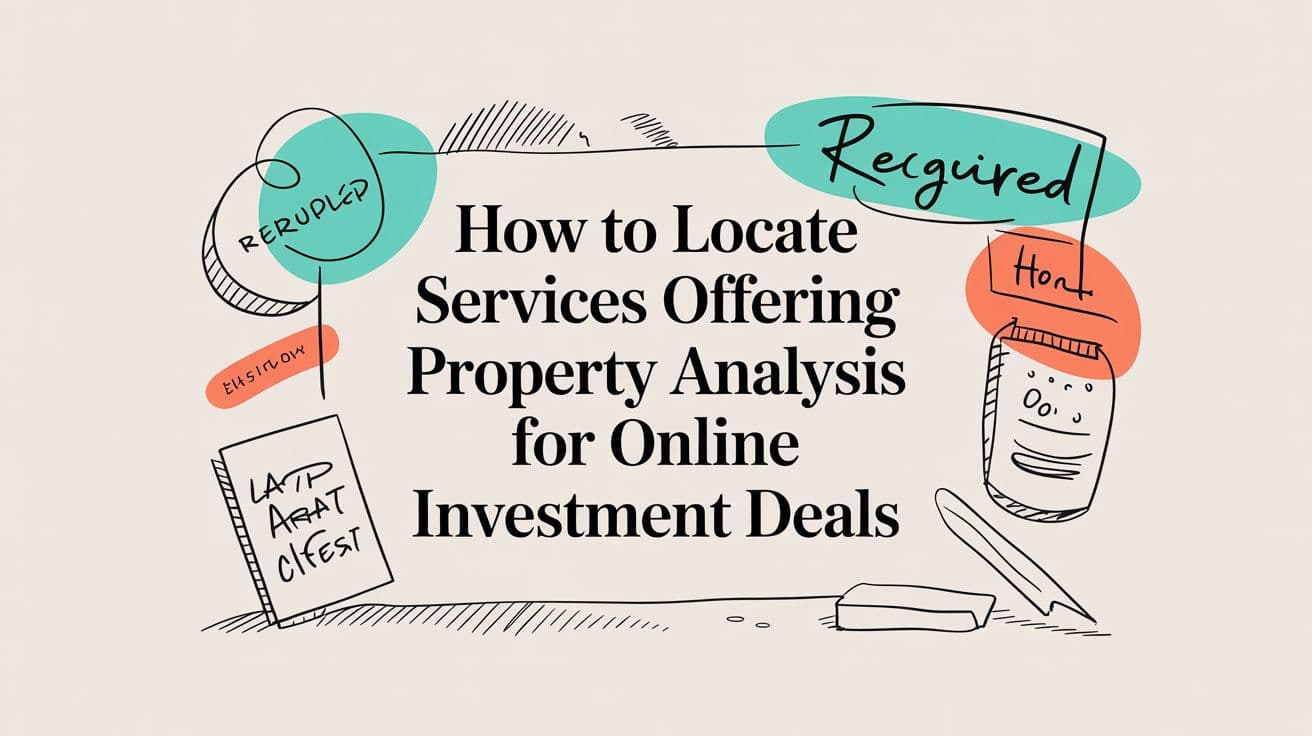 Featured image for How to Locate Services Offering Property Analysis for Online Investment Deals
