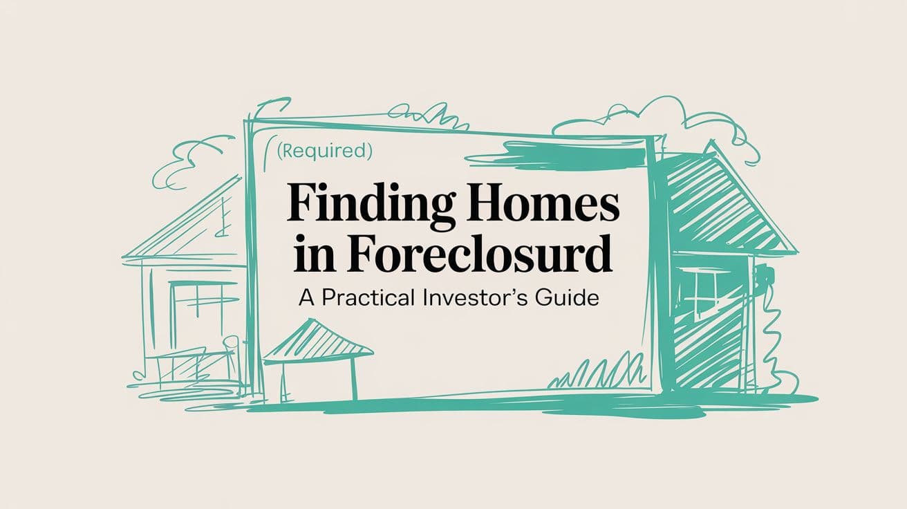 Featured image for Finding Homes in Foreclosure: A Practical Investor's Guide