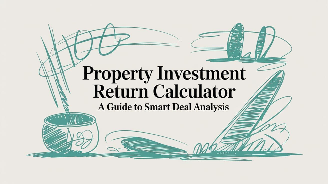 Featured image for A Guide to Using a Property Investment Return Calculator for Smart Deal Analysis